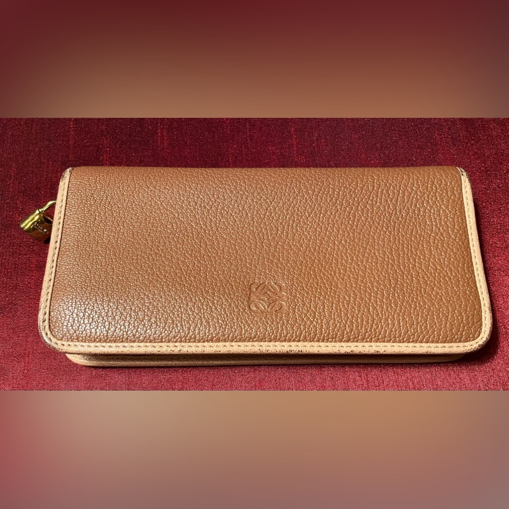 Loewe Anagram Zip Long Wallet